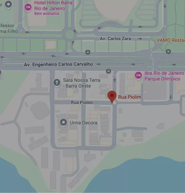 Mapa de localização do empreendimento